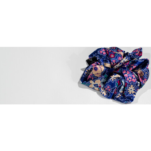 ربطة الشعر سكرونشيز مطبوعة حرير Silk printed Scrunchies Hair Band