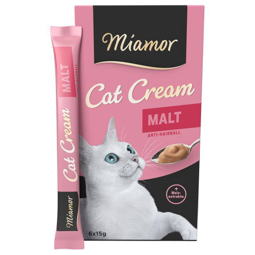 Miamor Malt مكافحة كرات الشعر Miamor Malt Anti Hairball Cream Snack