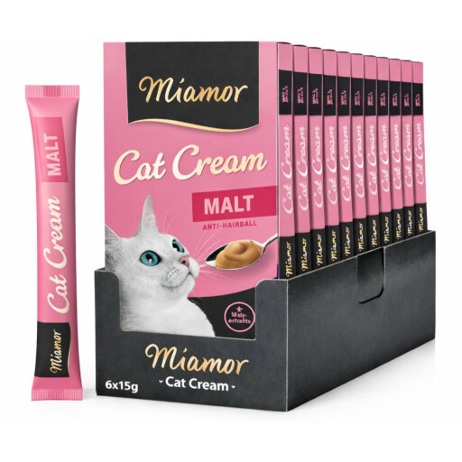 Miamor Malt مكافحة كرات الشعر Miamor Malt Anti Hairball Cream Snack