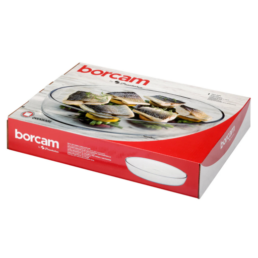 بايركس حراري بيضوي من ماركة بوركام BORCAM Pyrex Oval