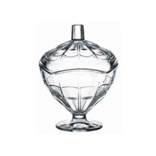 شكردان زجاجي من ماركة باشابهجة Pasabahce Glass Sugar Container