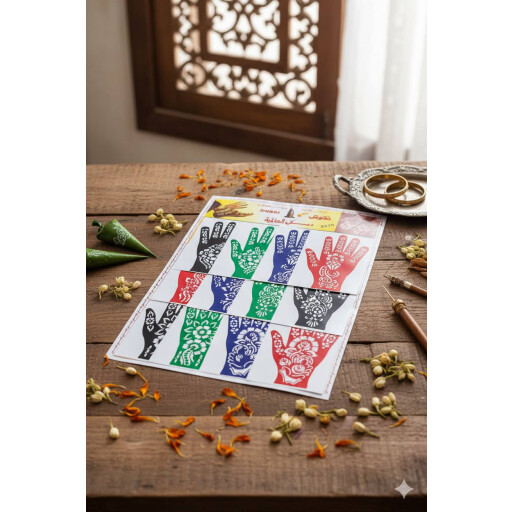 ملصق حناء henna stickers