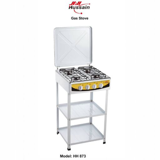 طباخ غاز 4 عيون مع غطاء Gas cooker - 4 burners