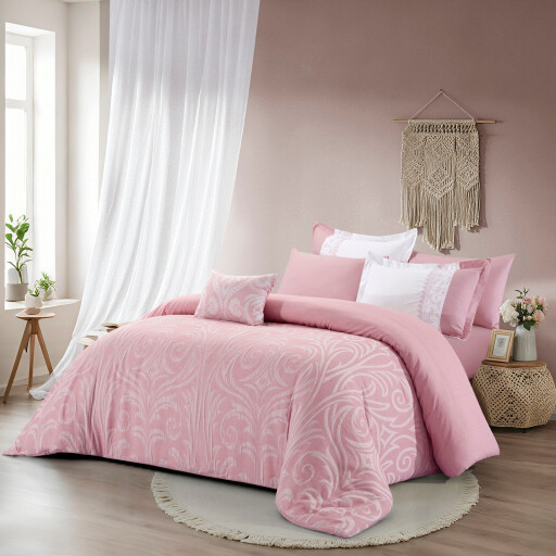 سيت لحاف ماركة فلنتيني نفرين 7قطع VALENTINI/COMFORTER SET/KING/7PCS
