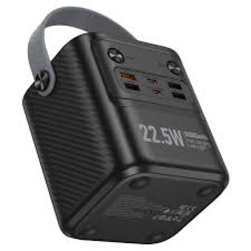 باور بانك فئة باور دوك HOCO J152 سعة عملاقة 80000mAh تدعم شحن سريع 22.5W للهواتف والأجهزة Super Power Bank 80 000 mAh Fast Charging Technology hoco