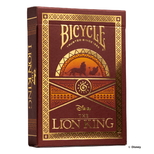 أوراق لعب: بايسيكل - ديزني - الأسد الملك (إصدار محدود) Playing Cards: Bicycle - Disney - Lion King (LIMITED EDITION)