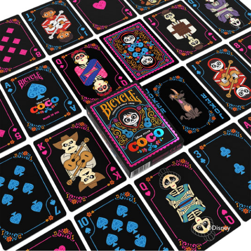 أوراق اللعب: بايسيكل - ديزني - كوكو Playing Cards: Bicycle - Disney - Coco