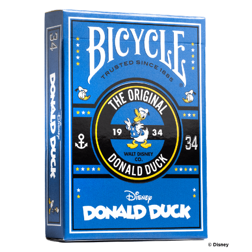 أوراق لعب: بايسكل - ديزني - دونالد داك Playing Cards: Bicycle - Disney - Donald Duck