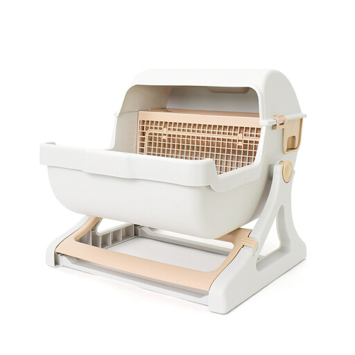 ليتربوكس شبه التلقائي بني Semi-Automatic Litterbox brown