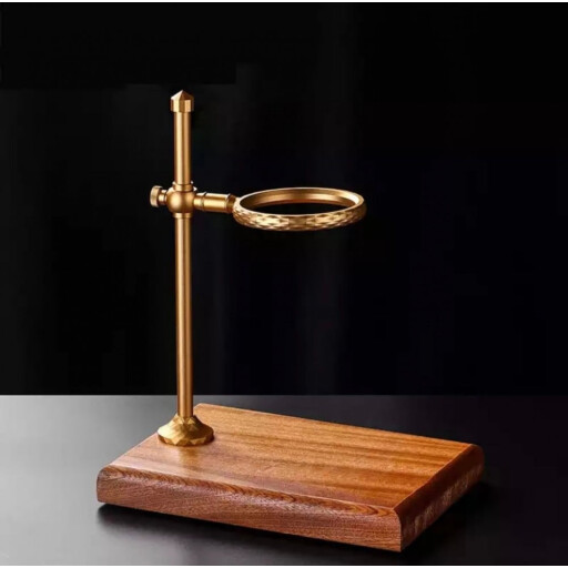 حامل اقماع التقطير مصنوع من الخشب Pour Over Coffee Dripper Stand, Wood