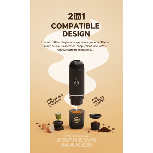آي كافيلاس ماكينة اسبريسو محمولة iCafilas Portable Coffee Maker