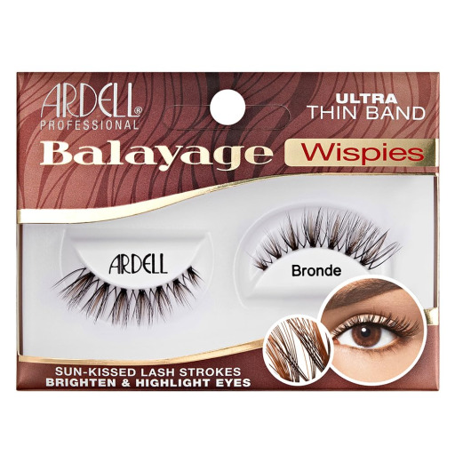 رموش لاسشر بالياج ويسبيز بروند Lasher Balayage Wispies Bronde