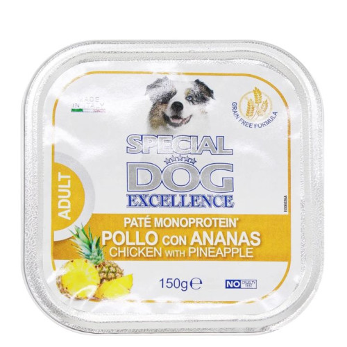 طعام كلاب رطب بالدجاج الطازج مع الأناناس Fresh Chicken Wet Dog Food With Pineapple