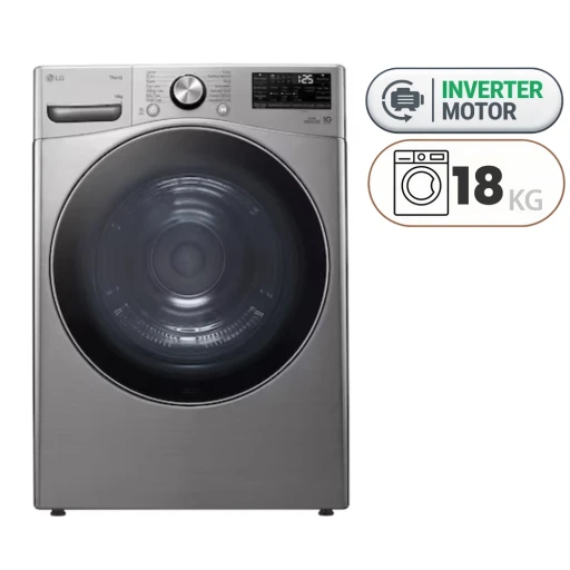 مجفف ملابس - سعة 18 كغم - إنفرتر - فضي Condenser Dryer - 18 kg - Inverter - Silver