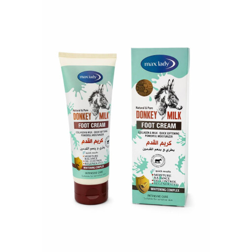 كريم حليب الحمار للقدم  يطري وينعم القدمين Donkey Milk Foot Cream