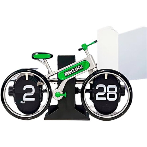 ميدكلوك ساعة ذات قلب تلقائي MidClock Bicycle Auto Flip Clock