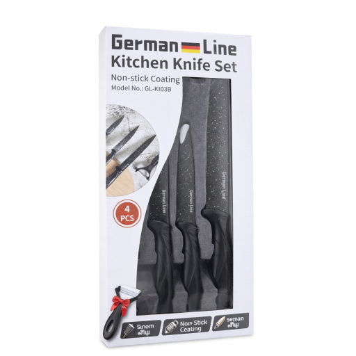 طقم سكاكين المطبخ   3.5 / 5 / 8 إنج German Line Kitchen Knife Set (4 PCS)