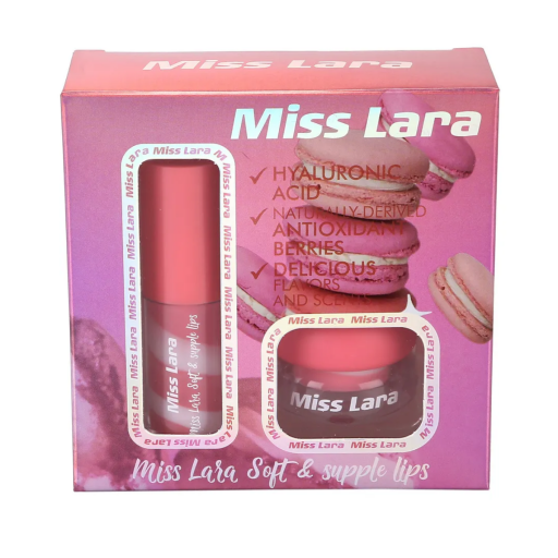 مجموعة ترطيب الشفاه ميس لارا Miss Lara Soft & Supple Lips Set