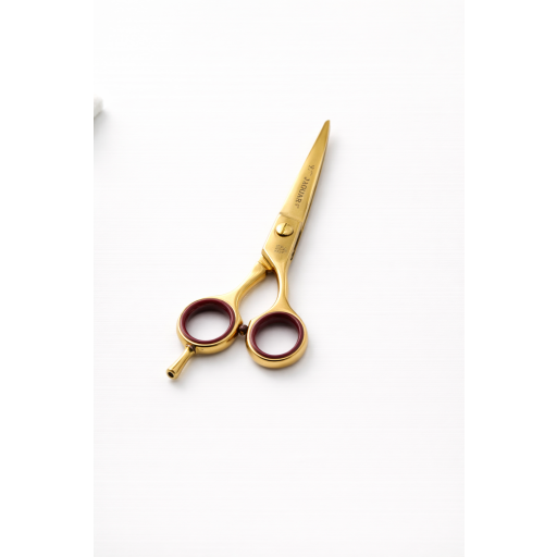 مقص شعر احترافي جاكوار ذهبي 6 إنچ Jaguar Professional Hair Cutting Scissors 6 Inch Gold