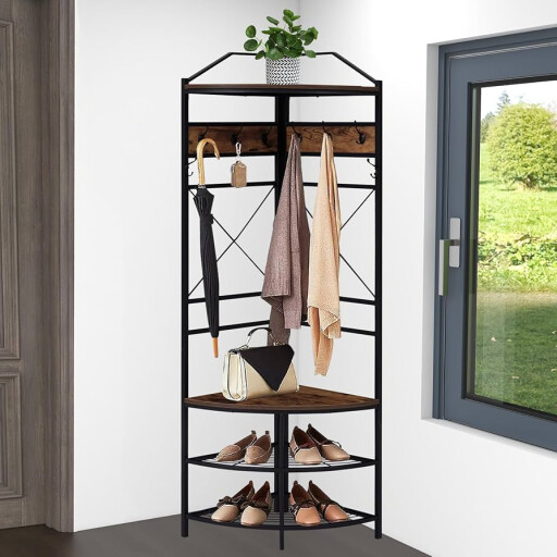 مدخل زاوية clothing rack