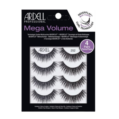 رموش اصطناعية ميغا فوليوم 252 – عبوة 4 أزواج Mega Volume 252 False Eyelashes – 4 Pair Multipack