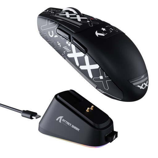 ATTACK SHARK G3 Tri-mode Wireless Black Gaming Mouse ATTACK SHARK G3 Tri-mode Wireless Black Gaming Mouse