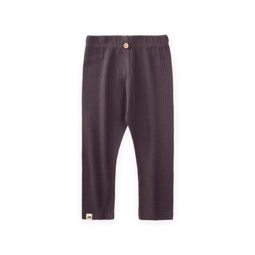 ليقنز مضلع للأطفال 0-5 سنوات - أنثراسيت Ribbed Leggings for Kids 0-5 Years - Anthracite