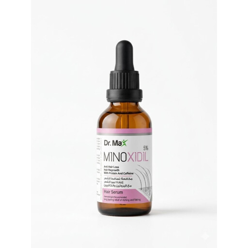 مينو كسيديل بلس 5%سيروم للشعر Dr. Max Minoxidil 5%