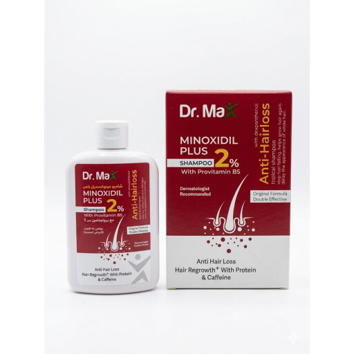 مينوكسيديل شامبو 2%مضاد لتساقط الشعر Dr. Max Minoxidil Plus 2%