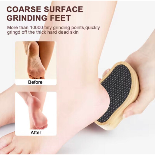 فرشاة إزالة الشعر وتقشير القدم 2 في 1 Hair Removal & Foot Exfoliating Brush