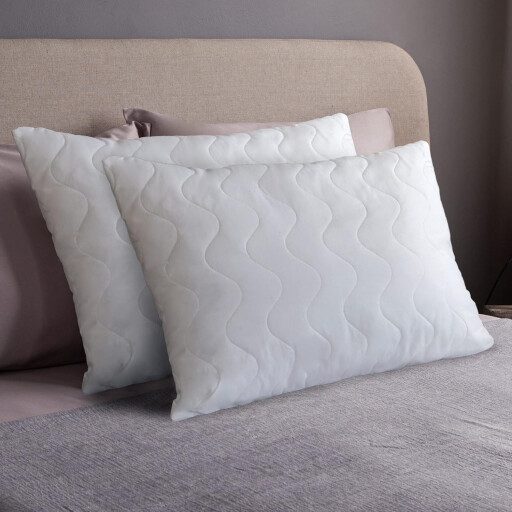 كومفورتك وسادة طبية عالية الجودة 50x75 - قطعتين - ابيض Komfortec Quilted Pillow 50x75 - 2 Piece - White