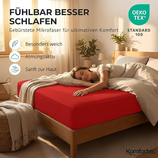 كومفورتك مفرش سرير قطني 90x200 - اسود Komfortec Cotton Bedspread 90x200 - Black