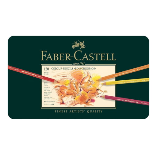 الوان فايبر كاستل بوليكروموس احترافي ١٢٠ لون 120 Faber Castell Polychromos