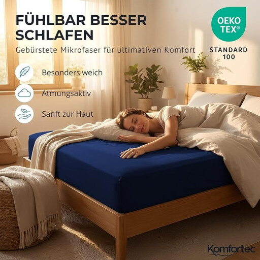 كومفورتك مفرش سرير مايكروفايبر 200x200 - رمادي Komfortec Microfiber Bedspread 200x200 - Gray