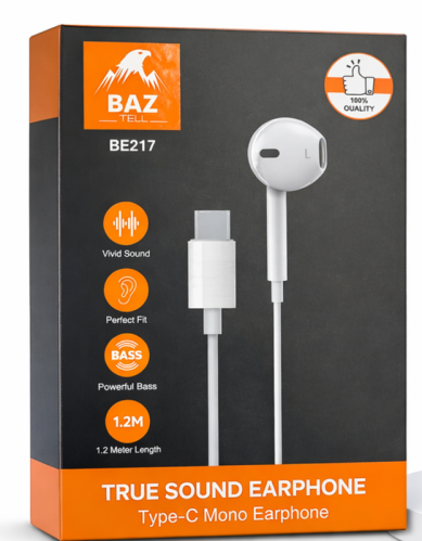 باز BAZ True Sound Type C Mono Earphone