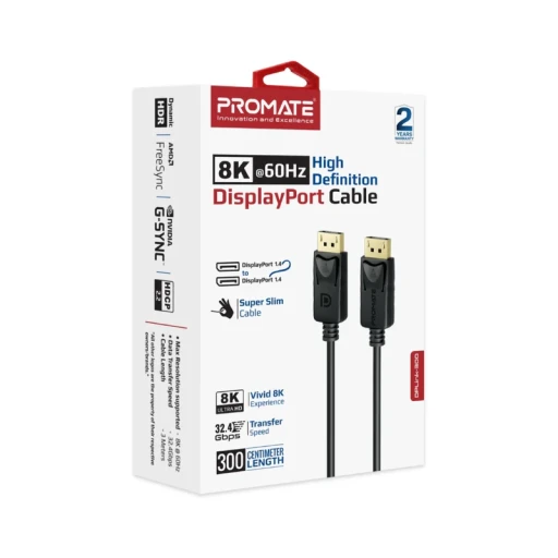 PROMATE PROMATE Cable Displayport 8k- 3m