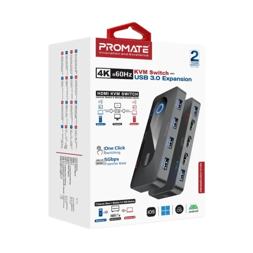 PROMATE PROMATE Kvm Switch Usb 3 0