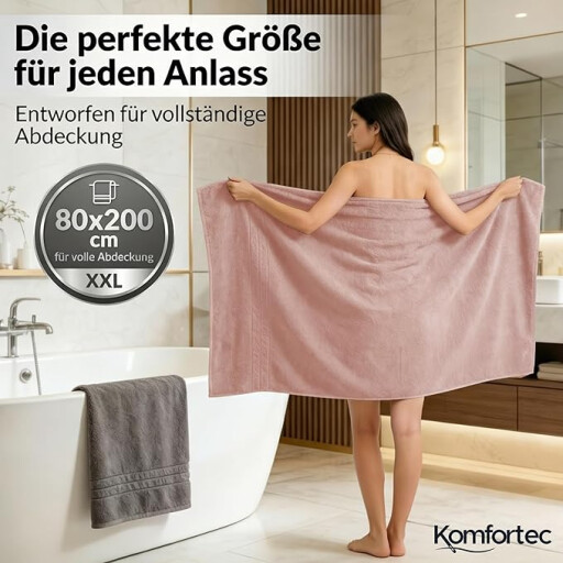 كومفورتك منشفة 80x200 Komfortec Towel 80x200