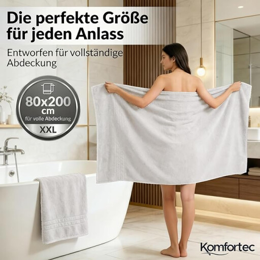 كومفورتك منشفة 80x200 Komfortec Towel 80x200