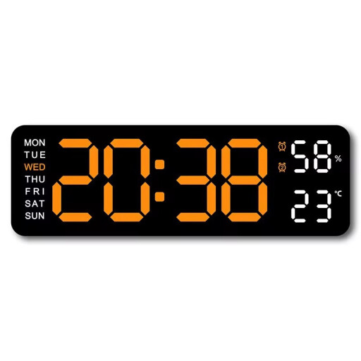 ساعة رقمية إلكترونية لعرض الوقت و ايام الاسبوع Digital electronic clock to display time and days of the week