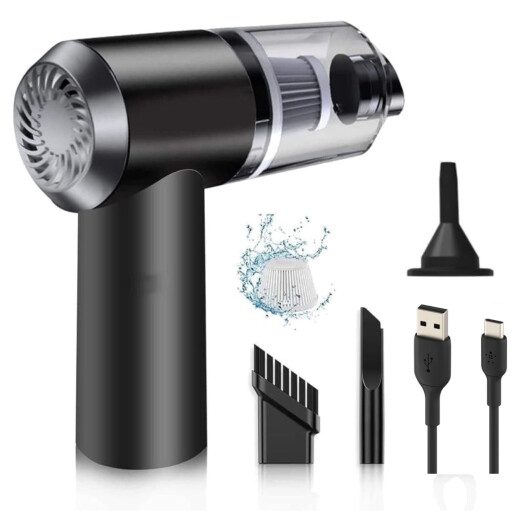 مكنسة كهربائية لاسلكية محمولة 3 في 1 ميني Mini 3-in-1 Cordless Portable Vacuum Cleaner