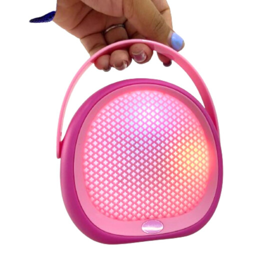 سماعة بلوتوث محمولة جريت نايس صوت قوي مع اضاءة Great Nice portable Bluetooth speaker with powerful sound and lighting.