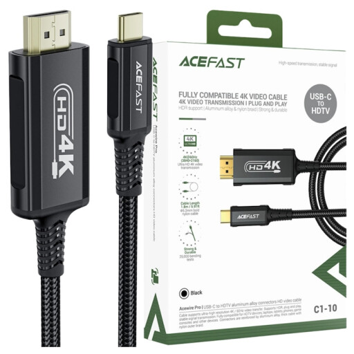 آيس فاست ACEFAST usb-c To Hdmi 4k Cable