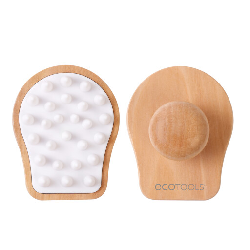 مدلك فروة الرأس ايكو تولز لتنظيف عميق وتحفيز النمو Eco Tools scalp massager for deep cleansing and growth stimulation