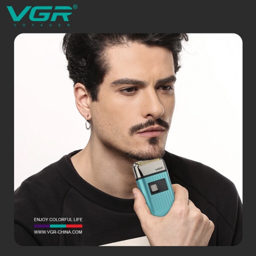 ماكنة حلاقة احترافية برؤوس تيتانيوم مزدوجة Double Titanium Shaver