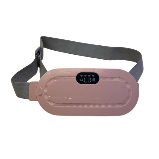 حزام تدفئة ذكي للبطن والخصر مع اهتزاز – شحن USB Smart Heating Belt for Abdomen & Waist with Vibration – USB Rechargeable