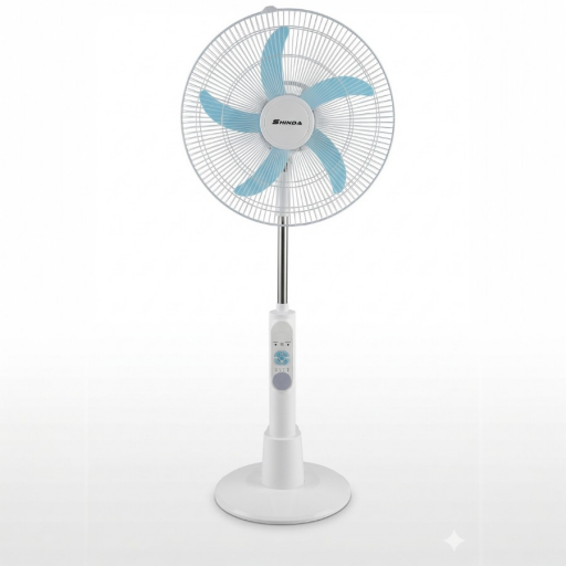 مروحة شحن عامودي 18 انج تحكم عن بُعد Charging stand fan - 18 inches with remote control