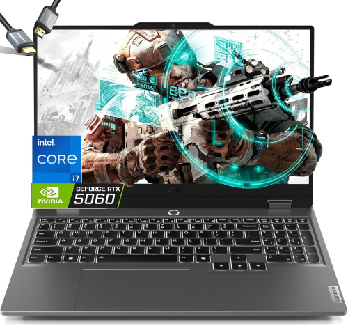 لينوفو LOQ 15 لابتوب قيمنق 15.6 إنش FHD، معالج Core i7-13650HX، رام 32GB، SSD 1TB، Lenovo LOQ 15 Gaming Laptop 15.6" FHD, Core i7-13650HX, 32GB RAM