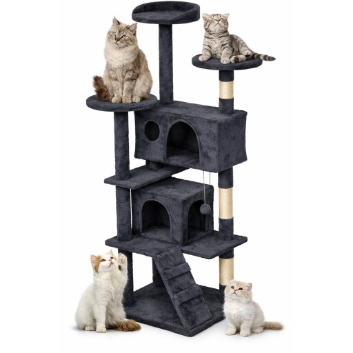 برج شجرة القطط متعدد المستويات - موديل 59 Multi-Level Cat Tree Tower-Model 59