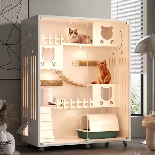 منزل فاخر للقطط - N Luxury Cat House - N